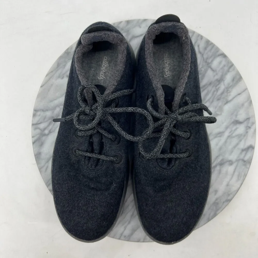 Allbirds Wool Runners Mens 11 Charcoal Black Low Top Lightweight Sneaker Shoe